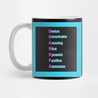 Grandpa:  Genius-Remarkable-Amazing-Nice-Dynamic-Positive-Awesome -Motivational  Gifts for Grandpa Mug